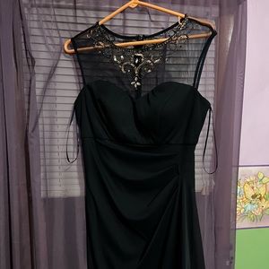 Dark blue formal dress